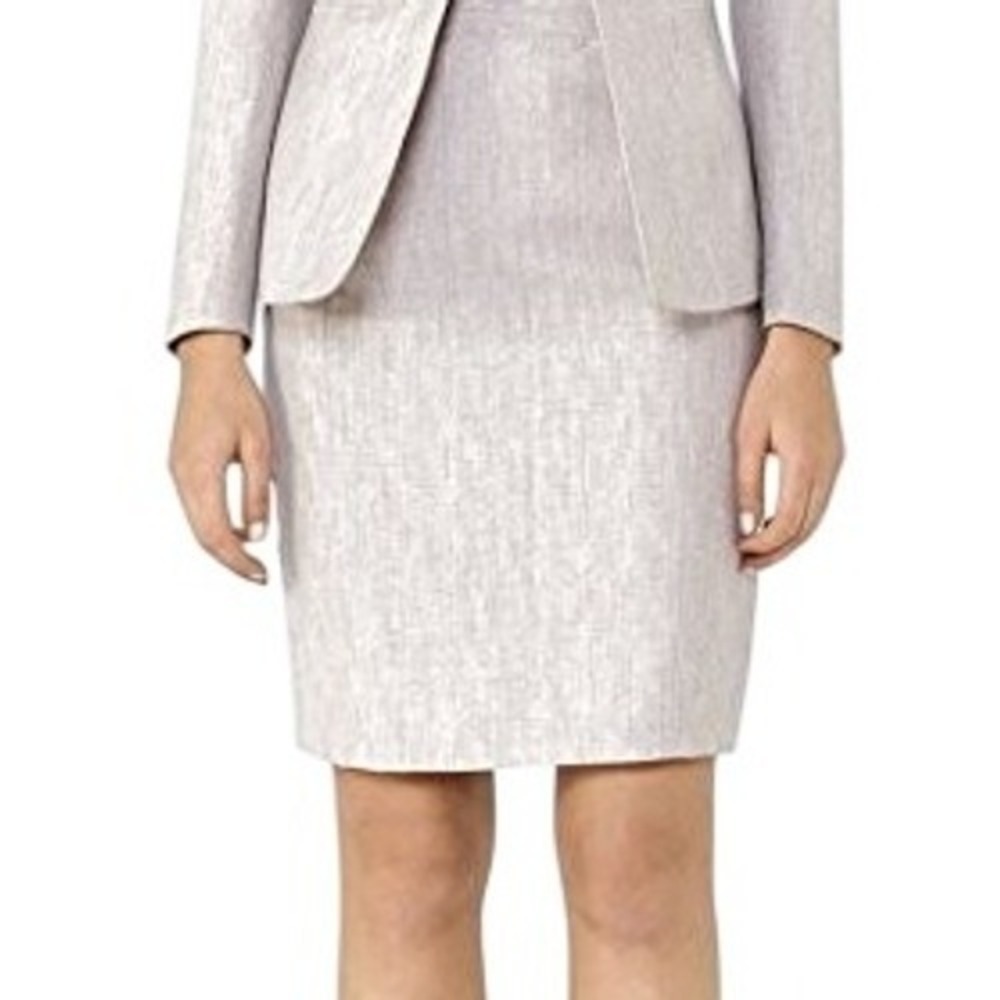 REISS size 0 Skirt‎ Wool Linen Blend